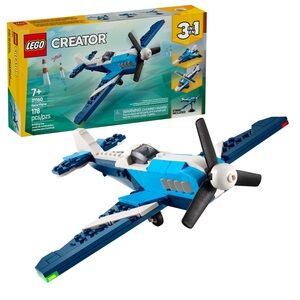 LEGO Creator 3-in-1 Blue and White Aircraft Set